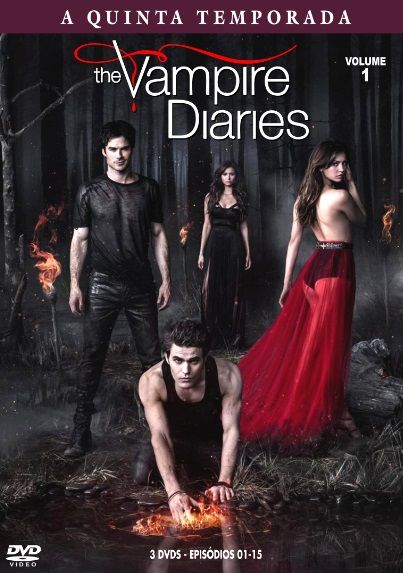 CAPAS EM SÉRIE: CAPA DVD - SÉRIE - THE VAMPIRE DIARIES